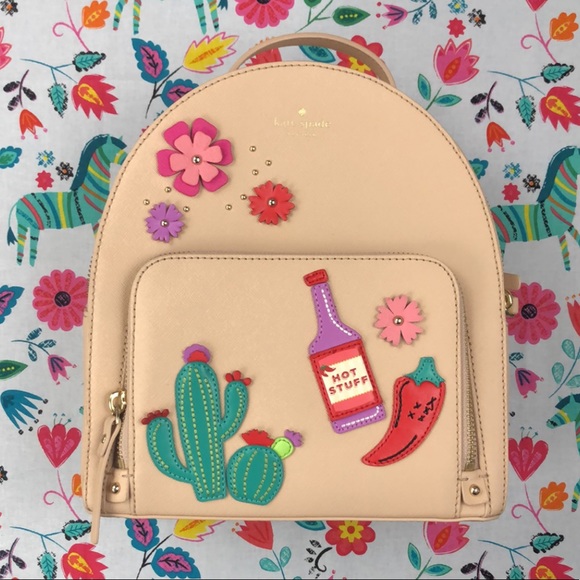 kate spade Handbags - 🌵 Kate Spade Cactus Tomi New Horizons Leather Backpack 🌵